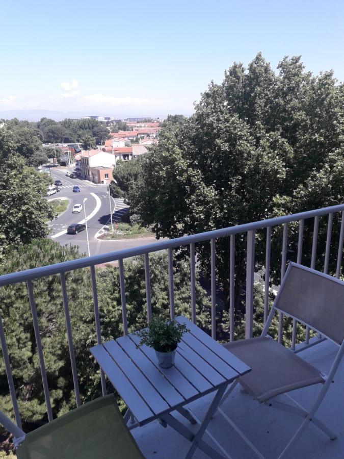 Residence D'Anjou - Grand Studio Avec Balcon Et Parking Privatif 페르피냥 외부 사진